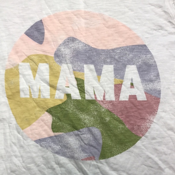 Grayson Threads White 'MAMA' Graphic Boyfriend Tank Relaxed Fit XXL | NWT - Picture 2 of 3